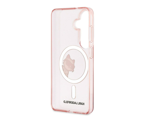 Karl Lagerfeld Etui Peekaboo Choupette MagSafe do Galaxy S26 różowy - 1522720 - zdjęcie 3